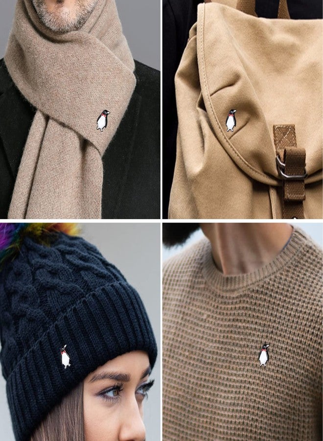 هاوسن دبابيس مينا مبتكرة من هاوسون لتزيين الملابس وحقائب الظهر، هدية رائعة، دبوس زينة مرح للسترة للمراهقين من الجنسين، بروش معدني على شكل بطريق. - Image 4