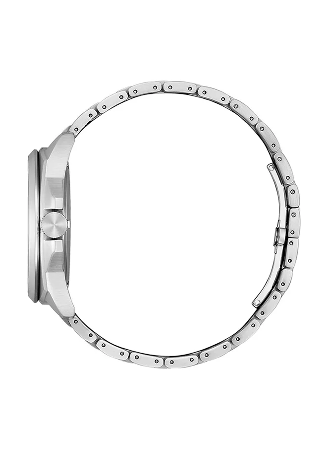 سيتيزن Men's Analog Tonneau Shape Stainless Steel Wrist Watch AW1720-51E - 45.8 Mm