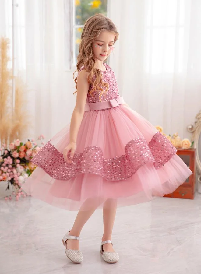 Take Two Sequin Tulle Dress