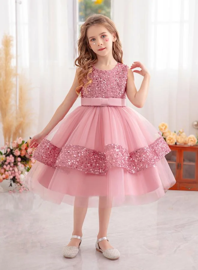 Take Two Sequin Tulle Dress