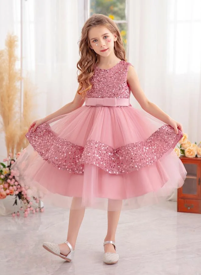 Take Two Sequin Tulle Dress