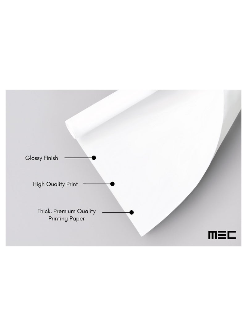 MEC Palestine Arabic Calligraphic Design Poster Frame White 30x40 Cm - Image 3