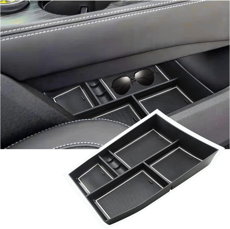 Ruiya Car Center Console Organizer for 2021-2022 Nissan Rogue T33 with USB Hole - Image 1