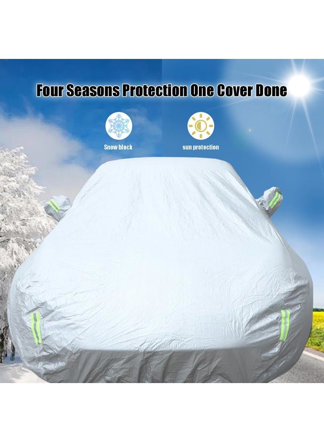 HAPPYHORSE Car Cover Compatible with Mazda MX-5 2016-2023 Waterproof All Weather Outdoor,Car Cover Sun Hail UV Snow Dust Protection Exterior Durable Protection Cover - Image 2