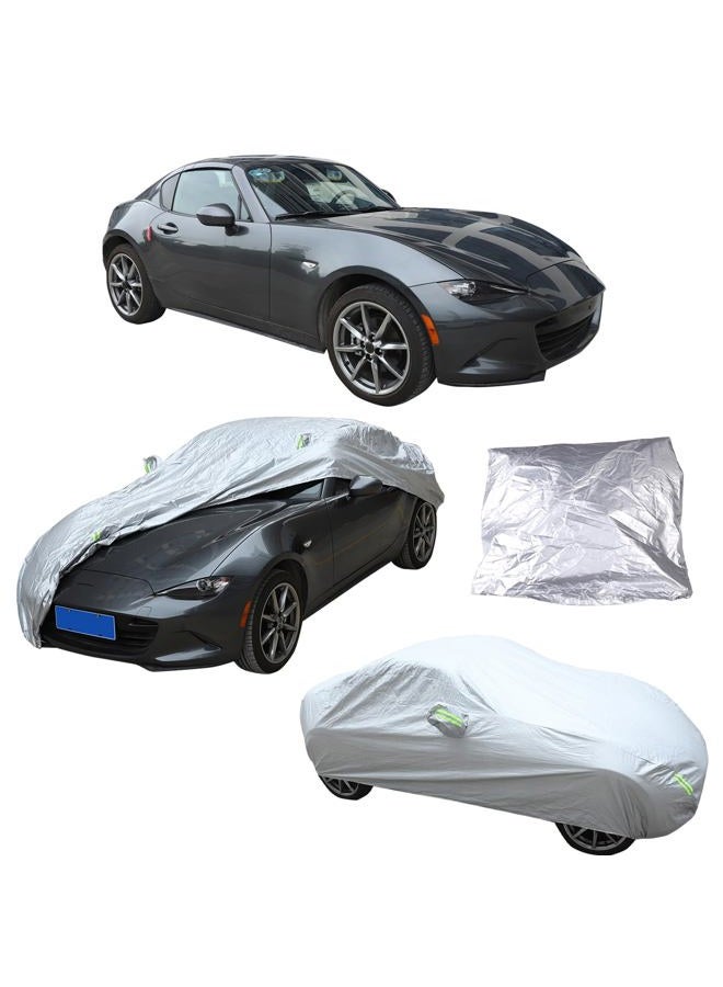 HAPPYHORSE Car Cover Compatible with Mazda MX-5 2016-2023 Waterproof All Weather Outdoor,Car Cover Sun Hail UV Snow Dust Protection Exterior Durable Protection Cover - Image 5