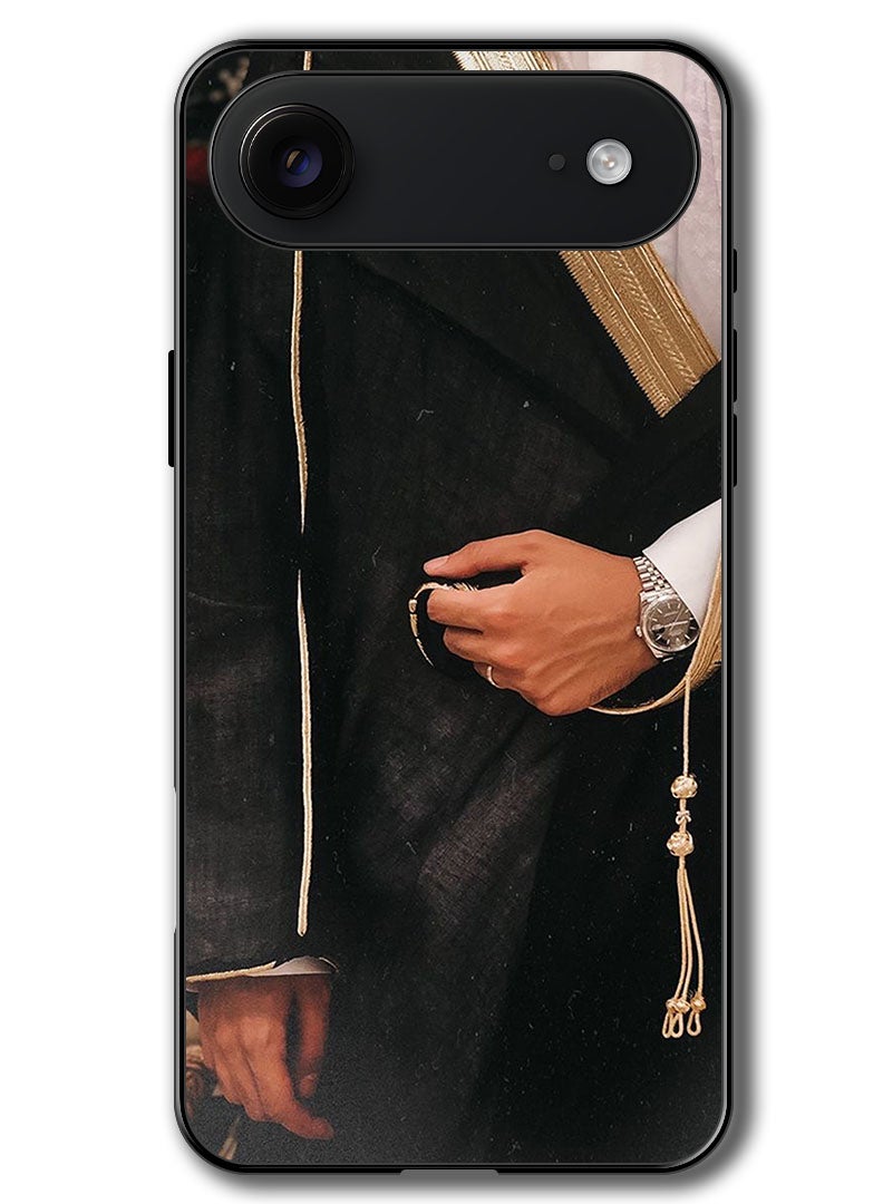 Theodor Case Compatible with Apple iPhone 17 Air 6.5 Inch Protection Shockproof Bumper Cover Arab Style - Image 1