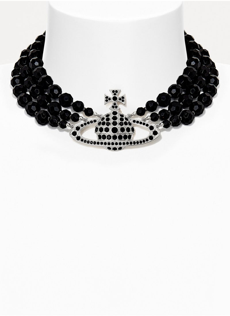 Vivienne Westwood Messaline Three Row Choker  - Image 1