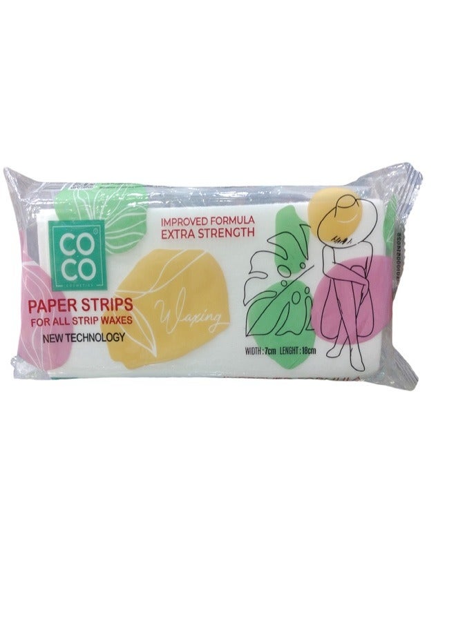 Coco paper strips for all strip waxes