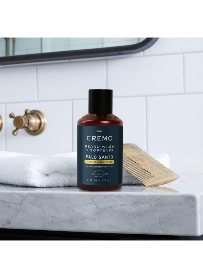 cremo Cremo Palo Santo (Reserve Collection) Beard Wash & Softener, Moisturizes, Styles and Reduces Beard Itch for All Lengths of Facial Hair, 6 Fluid Oz  - Image 3