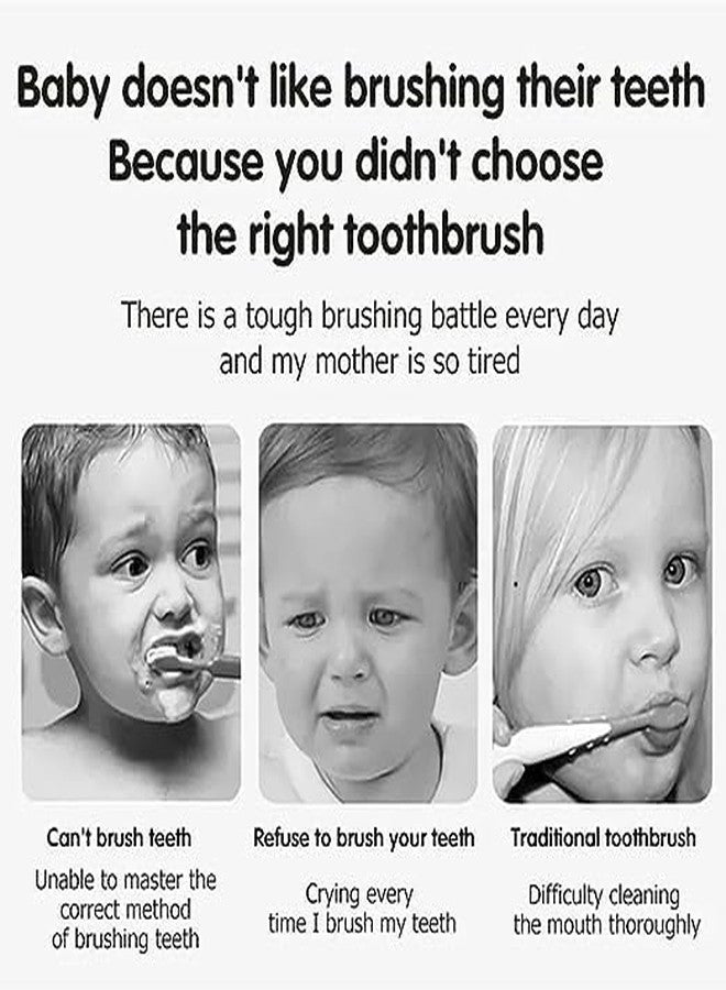 vietnam 1 pc Three Sided Toothbrush for Kids Children's 3D Kids Three-Sided Training Soft Bristle - Image 4