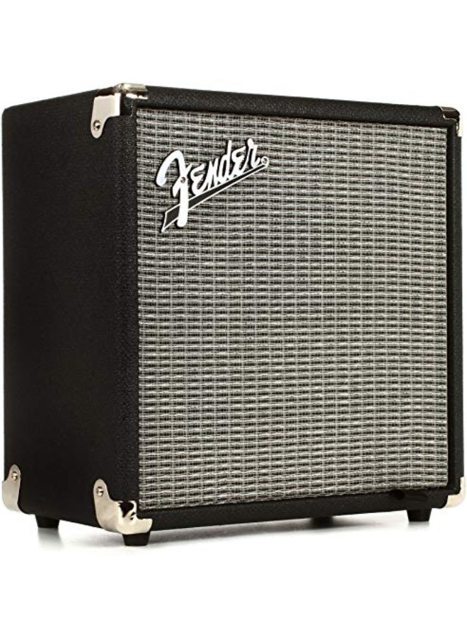 Fender Rumble Fender Rumble 15 V3 Bass Amp for Bass Guitar 15 Watts with 2Year Warranty 6 Inch Speaker with Overdrive Circuit and MidScoop Contour Switch