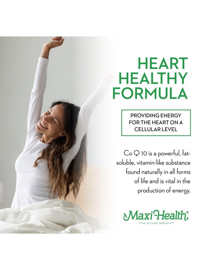 ماكسي هيلث - CoQ10 Ubiquinol - كبسولات CoQ10 اللينة 100 مجم - مكمل كو كيو 10 لصحة القلب والأوعية الدموية - امتصاص فائق - مكمل كو كيو 10 Ubiquinol 100 مجم لطاقة الخلايا - إنزيم CoQ 10 (60 كبسولة) - Image 1