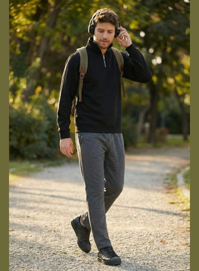 Buratti Cotton Regular Fit Normal Waist Raised Sweatpants Men's TRACKSUIT 5908040