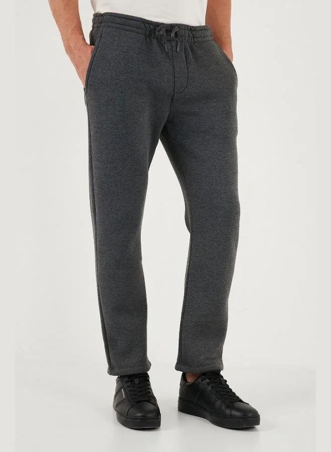 بوراتي بنطلون رياضي رجالي قطن بوراتي بقصة عادية وخصر عادي