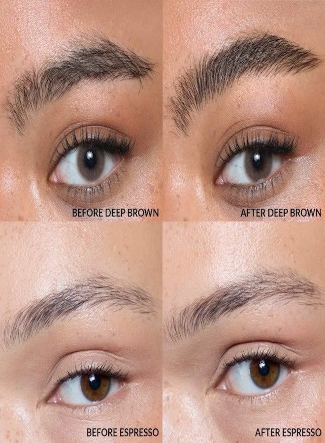 REFY Brow Tint Eyebrow Gel – Deep Brown | Deep Dark Brown with Warm Undertone, 0.27 oz / 8 ml - Image 3