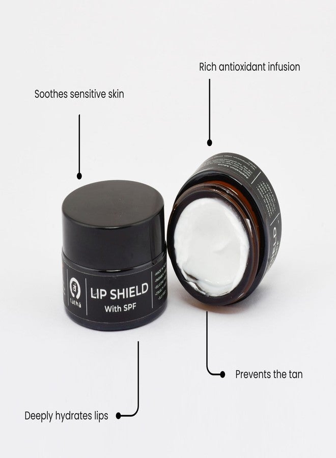 Tatha Lip Shield with SPF15 | Lip Cream for Men & Women | With Plants Stem Cells & Vitamin E | For Dark Pigmented, Dry & Chapped Lips | Intense Hydration, Healing & UV Protection | Vegan | 15g - Image 5