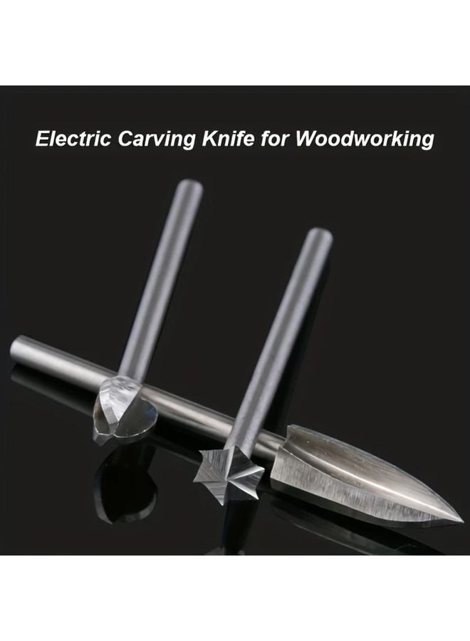 10pcs Electric Wood Carving Knife Set With Interchangeable Blades For DIY Woodworking - Image 3