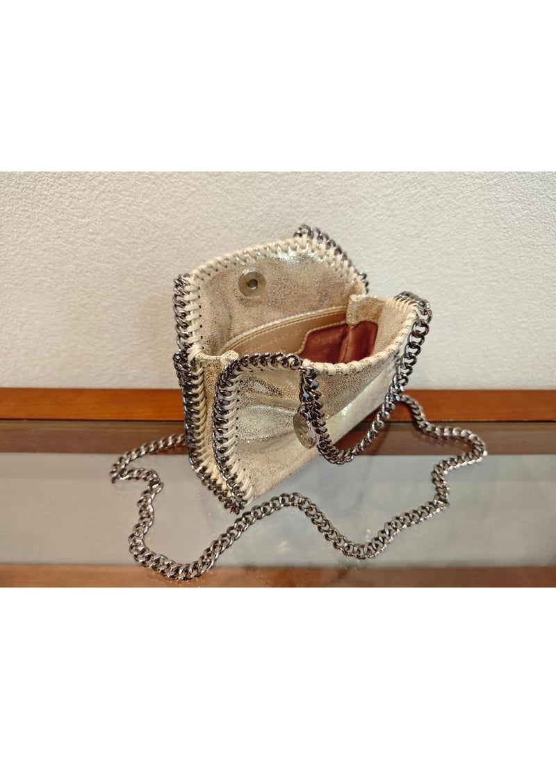 stella falabella tiny size chain tote bag - Image 4