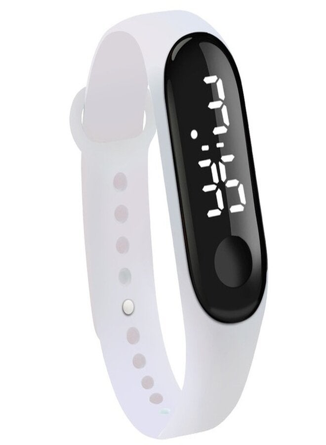Smart Fitness Activity band for heart rate & blood pressure and steps work with both system android & ios White  - Image 3