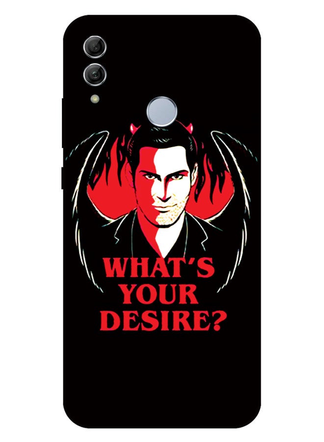 EYE CATCH Printed Protective Case Cover For Honor 10 Lite  -  What's Your Desire - Image 1