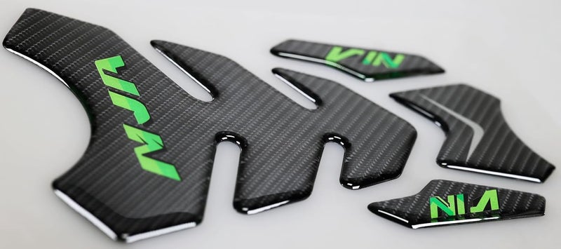 REVSOSTAR 5D Real Carbon Fiber, Motorcycle Decal Vinyl Tank Protector, Tank Pad for NJ 650 ZX636 ZX600 ZX-10R ZX14 ZX1400 ZX14R ABS 1000 ZX100 , Offering an Alternative nj Tank pad - Image 3