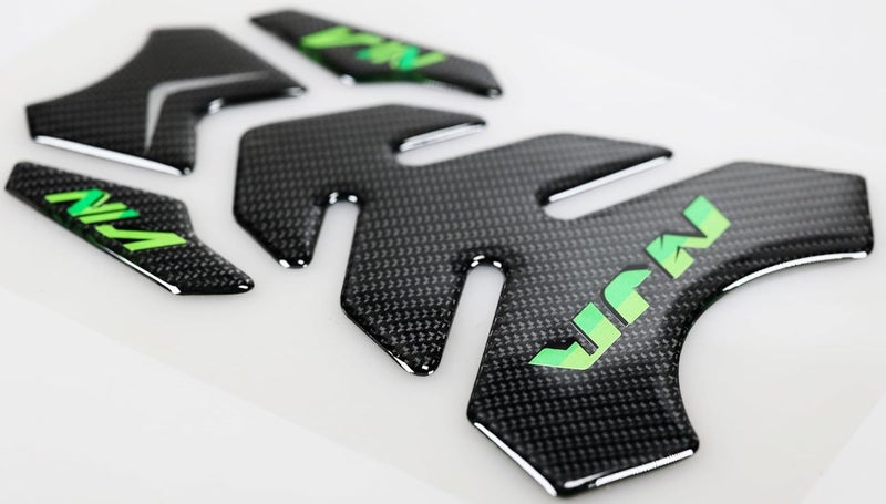 REVSOSTAR 5D Real Carbon Fiber, Motorcycle Decal Vinyl Tank Protector, Tank Pad for NJ 650 ZX636 ZX600 ZX-10R ZX14 ZX1400 ZX14R ABS 1000 ZX100 , Offering an Alternative nj Tank pad - Image 4