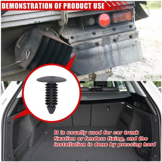 smilfuy 120PCS Car Bumper Retainer Clips with Fastener Remover - Image 5