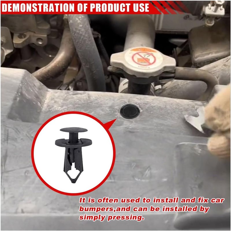 smilfuy 120PCS Car Bumper Retainer Clips with Fastener Remover - Image 4