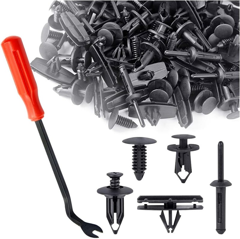 smilfuy 120PCS Car Bumper Retainer Clips with Fastener Remover - Image 1