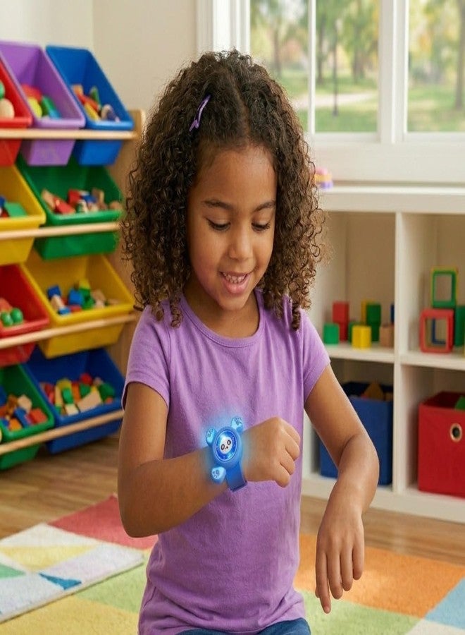 S4SQUARE ENTERPRISE ساعة يد للأطفال من S4SQUARE ENTERPRISE بتصميم كرتوني وإضاءة LED | ساعة بتصميم حيوانات لطيفة وسوار قابل للتعديل | ساعة بسوار ناعم قابل للتعديل للأولاد والبنات - Image 5