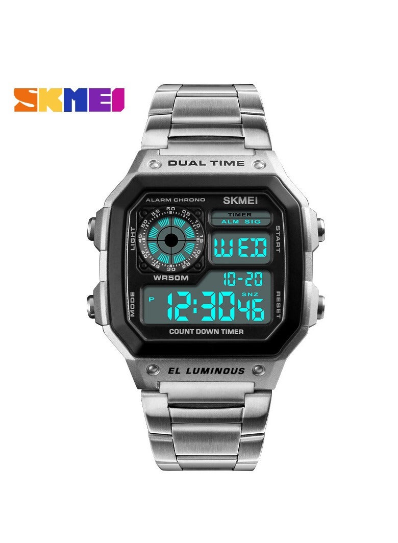 SKMEI Men's Original Digital Electronics Watch 1335 Black - Image 2