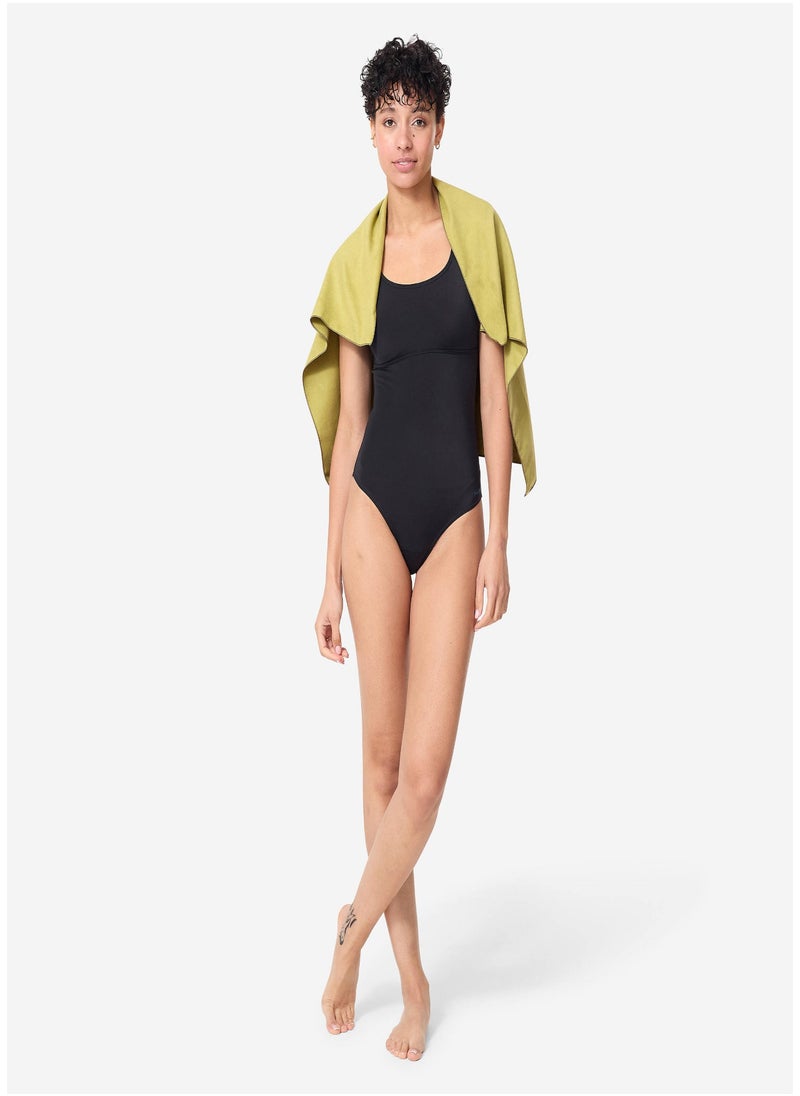 NABAIJI NABAIJI by DECATHLON, Microfibre Towel Ultra-Compact M 60x80 cm Soft & Absorbent Olive  - Image 1