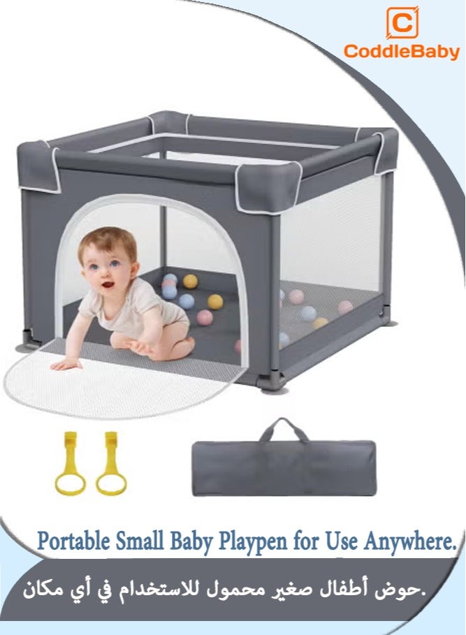 CoddleBaby 🎉Most Loved by KSA Moms! 90×90×68cm Baby Play Area – 360° Safe Space for Home, Kitchen, Living Room & Family Visits - Image 1