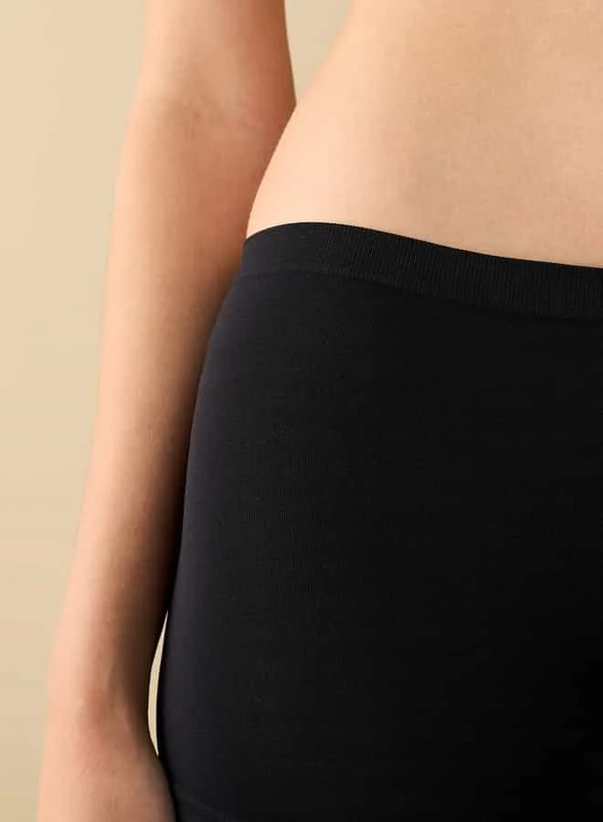 Splash FAV Set of 2 - Solid Boyshort Briefs with Elasticated Waistband
