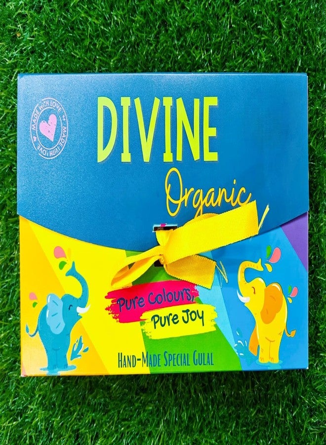 Niku Holi Colour - Herbal Divine Organic Holi Gulal | 5 Vibrant Colours | Non Toxic, Easy to Remove, Soft Skin Friendly | Pack of 5-80gm *5 | Holi Gift Pack for Family, Party - Image 2
