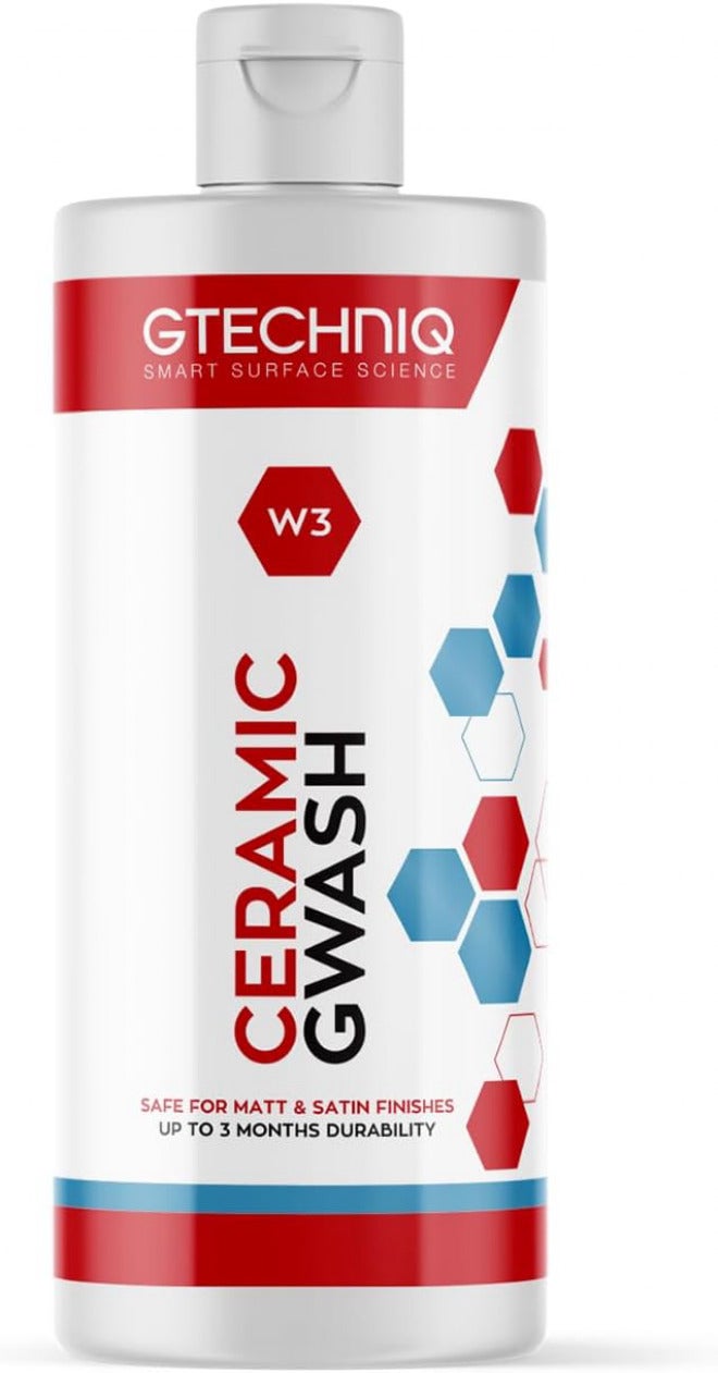 Gtechniq Car Shampoo. 2-in-1 Ceramic GWash and Hydrophobic Coating for Car Cleaning. Cleans and Repels Dirt, Car Cleaner for Up to 3 Months Protection, Super Concentrated - 1L Long lasting universal build - Image 1