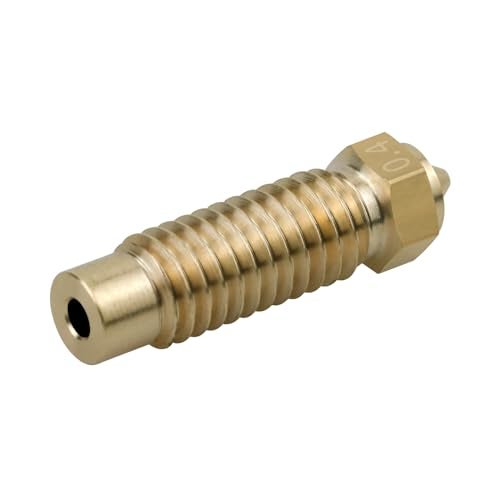 POLISI3D 8-Pack Multi Size Nozzles Silicone Cover Socks Hotend Spare Brass Nozzle 0.4 0.6 0.8 1.0 Compatible with Elegoo Neptune 4 MAX / Neptune4 Plus 3D Printer Accessories Parts - Image 3
