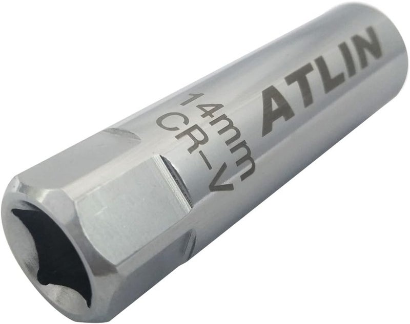 ATLIN 14mm Spark Plug Socket - Thin Wall Spark Plug Socket - Compatible with BMW, MINI, Nissan - Image 2