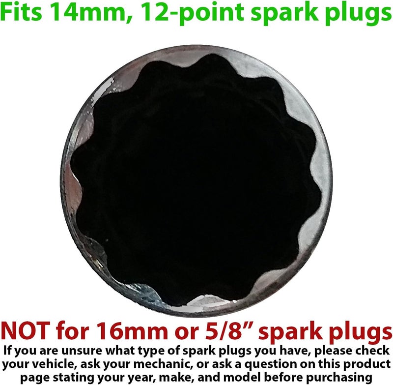 ATLIN 14mm Spark Plug Socket - Thin Wall Spark Plug Socket - Compatible with BMW, MINI, Nissan - Image 4