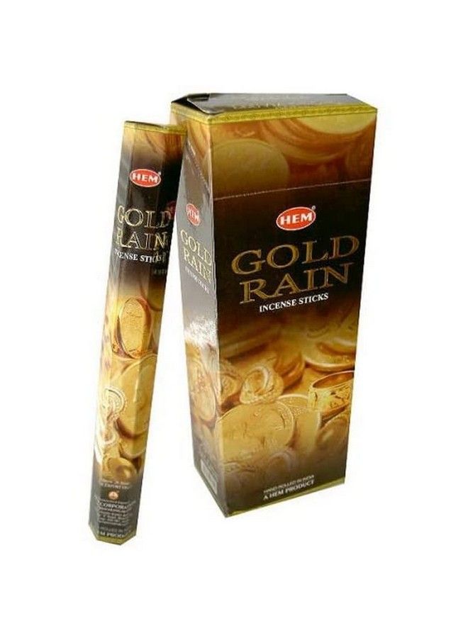 HEM 1 X Gold Rain Box Of Six 20 Gram Tubes Hem Incense6 Count (Pack Of 1)  - Image 2