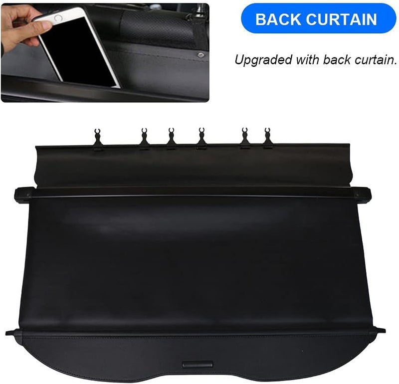 BOPARAUTO Cargo Cover for Subaru Forester (2014-2018) - Waterproof with Back Curtain - Image 2