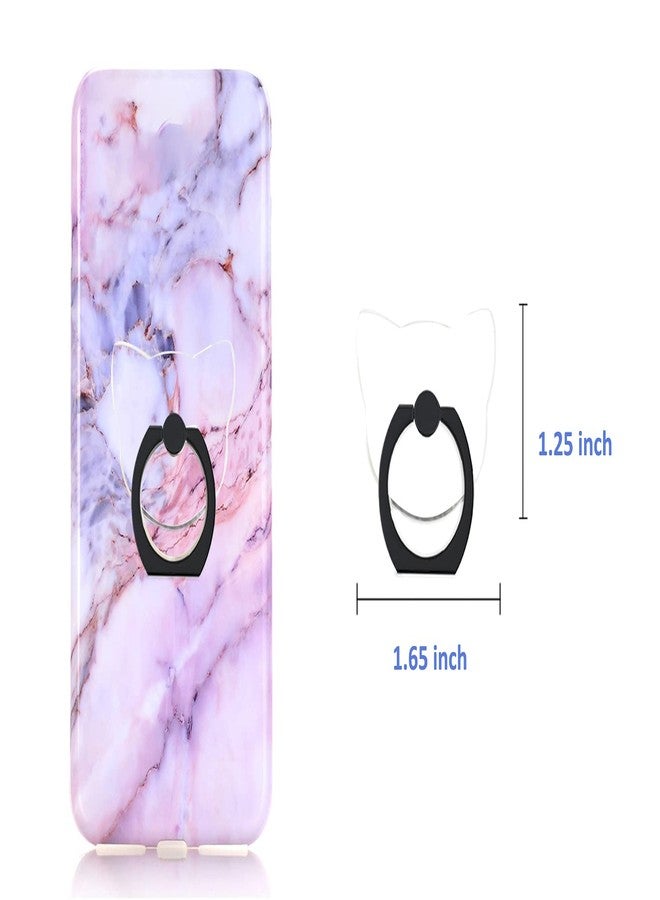 lenoup Transparent Cat Cell Phone Ring Holder Kickstand,360 Rotation Clear Cat Cell Phone Finger Ring Grip Stand for Phones,Pad - Image 5