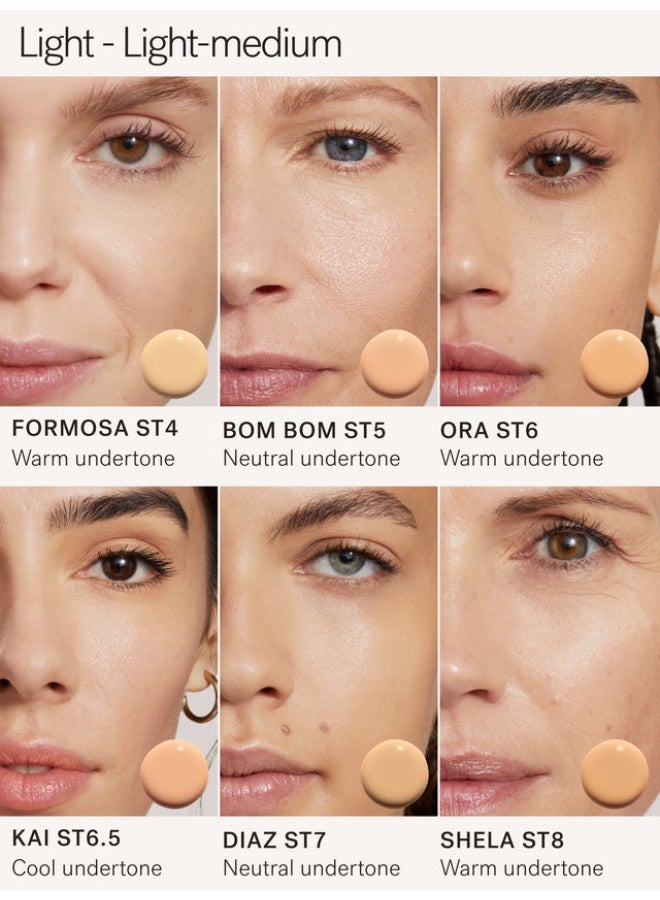 ILIA Diaz ST7 Skin Tint Serum Foundation with SPF 40 - Image 5