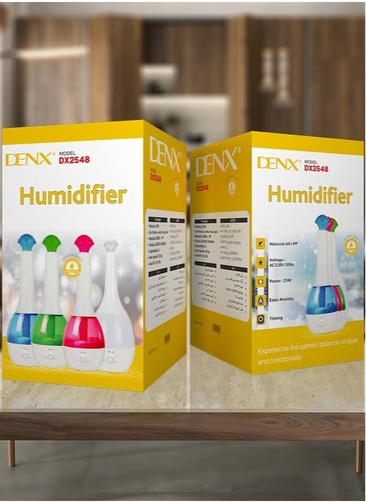 Denx Humidifier, Air Humidifier For Bedroom Hallway Luxury Humidifier, Air Revitalizer 3L - Image 5