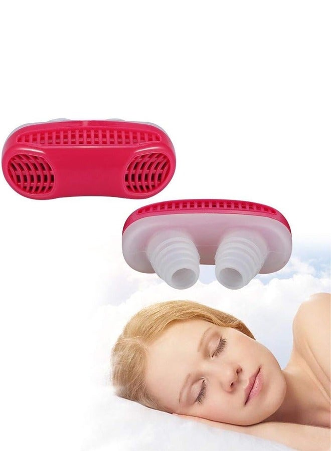 CATANES مشبك أنف 2 في 1 مضاد للشخير ومنقي هواء لمنع الشخير ونوم مريح - Image 2