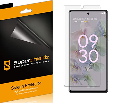 Supershieldz 6 Pack Designed for Google Pixel 6a Screen Protector 012mm High Definition Clear Shield PET - Image 1