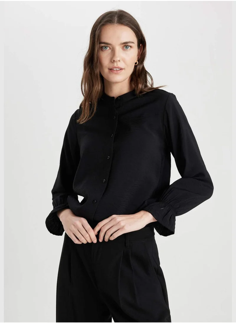 DeFacto Woman Woven Long Sleeve Shirt