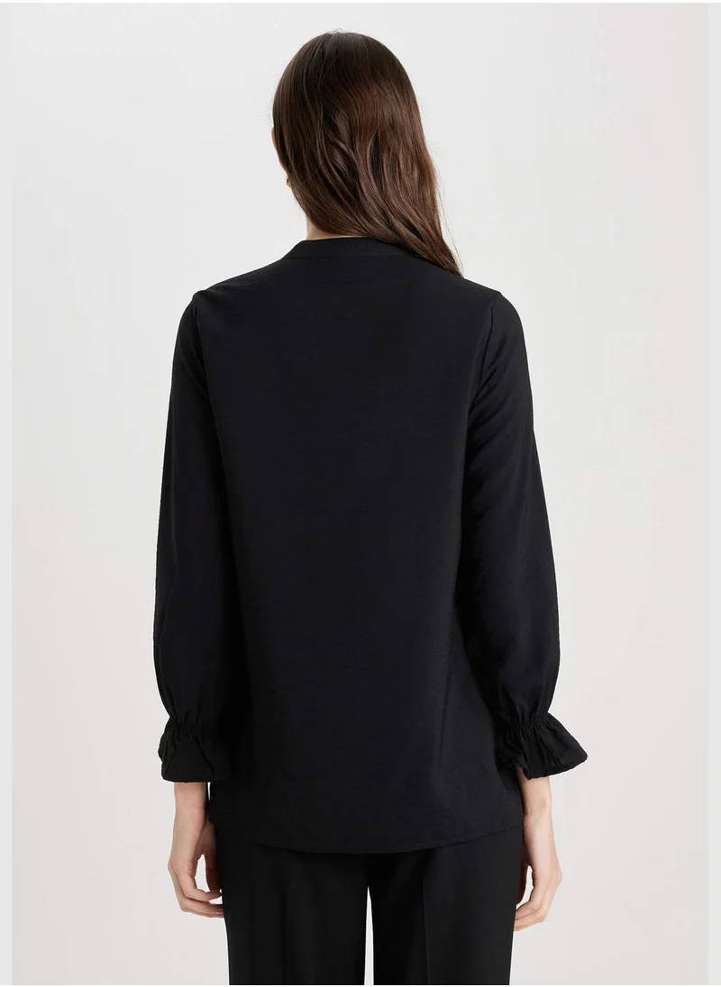 DeFacto Woman Woven Long Sleeve Shirt