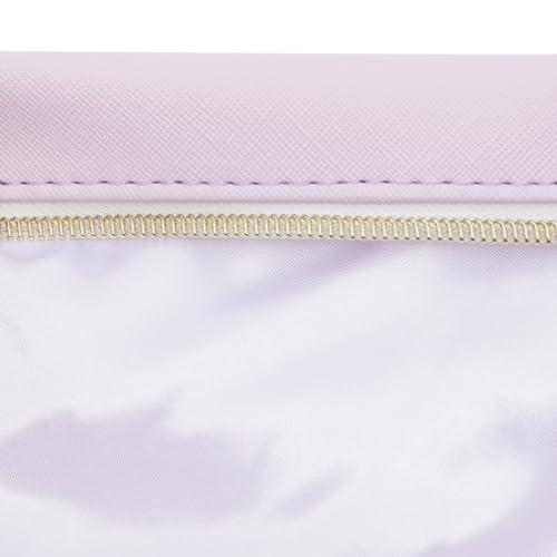 Glamlily 3 Pack Faux Leather Makeup Bag with Zipper, Travel Cosmetic Pouches (3 Pastel Colors) - Image 5