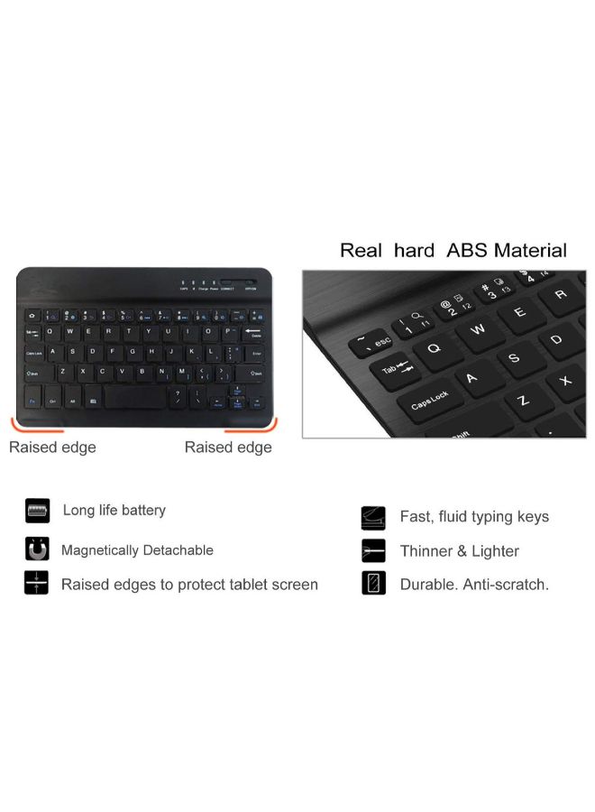 NIBEMINENT Keyboard Case For Apple iPad Mini 4 Pink - Image 2